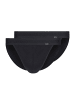 Skiny Slip 2er Pack in Schwarz