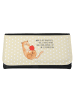 Mr. & Mrs. Panda Portemonnaie Damen Katze Wolle mit Spruch in Gelb Pastell
