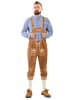 Alessandro Salvarini A. Salvarini Herren Trachten Lederhose Kniebundlederhose AS452 in Hellbraun