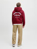 Jack & Jones Kapuzenpullover in Tibetan Red