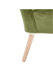 58 aufm Kessel SESSEL Kassi Bezug Samtvelours Buche natur / oliv