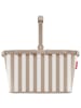 Reisenthel Carrybag - Einkaufskorb (cord dark matcha) in summerstripes coffee