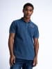 Petrol Industries Poloshirt mit Aufdruck Meander in Blau