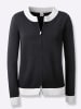 Heine Strickjacke in schwarz-ecru
