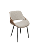 Signature Stuhl MANNIX in Beige - (W) 56  x (H) 78  x (L) 54  cm