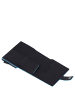 Piquadro Blue Square - Kreditkartenetui 11cc 10 cm RFID in schwarz