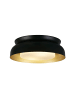 Licht-Erlebnisse Deckenlampe (B)36.5 x (L)36.5 x (H)11.5 cm in Schwarz GoldSchwarz Gold