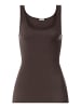 Hanro Tanktop Cotton Seamless in dark mocha