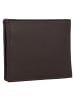 mano Don Leonardo Geldbörse RFID Leder 11 cm dunkelbraun