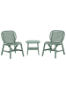 Beliani 3-tlg Bistro Set SICELLE in Grün
