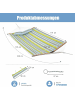 COSTWAY Hängematte mit Kissen 190 x 140 cm in Hellbraun