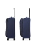 Roncato Metropolitan 4 Rollen Trolley 66 cm mit Dehnfalte blue