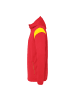 uhlsport  Kapuzenjacke Squad 27 Track Hood Kids in rot/limonengelb