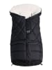 Kaiser Naturfellprodukte Kinderwagen-Fußsack Moony 2in1, Sherpa Fleece black/creme