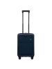 BRIC`s BY Ulisse - 4-Rollen-Kabinentrolley mit Vortasche 55 cm erw. USB in oceano