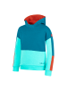 Trollkids Hoodie Rondane in dark petrol