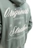 Jack & Jones Sweatshirt JORNORREBRO TYPO BACK SWEAT HOOD in Grün