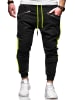 behype Sweathose MPBRAYLEN in Schwarz-Neon