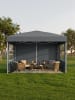 SONGMICS Pavillon Sheld in Grau - (B)300 x (H)260 x (T)300 cm