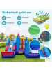 COSTWAY Hüpfburg mit Gebläse 340 x 335 x 233 cm in Bunt