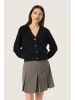 Soaked in Luxury Strickjacke SLSina Gerade Passform in Black