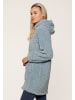 Linga Dore - Fluffy Weste in Arona blue