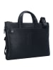 Piquadro Black Square Aktentasche Leder 42 cm Laptopfach in nero