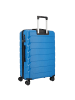 D&N Travel Line 4100 4 Rollen Trolley L 74 cm in blue