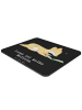 Mr. & Mrs. Panda Laptop Mousepad Fuchs Lesen mit Spruch in Schwarz