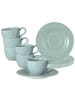 Seltmann Weiden 6er Set Espressotassen mit Untertassen Beat Color Glaze 100 ml in Arktisblau