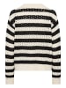 PART TWO Strickpullover NaiyaPW Gerade Passform in Black/Whitecap Stripe