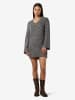 Noisy may Strickkleid in Medium Grey Melange
