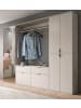 Inn.Furn Garderobe Set in kaschmir 243 cm, Garderoben- und Schuhschrank mit Spiegel
