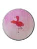 Mr. & Mrs. Panda Zuckerdose Flamingo Yoga ohne Spruch in Aquarell Pink