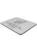 Mr. & Mrs. Panda Mousepad Affenpinscher Äffchen mit Spruch in Grau Pastell