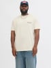 JACK & JONES PLUS T-shirt in Antique White