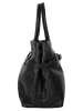 Cluty Handtasche echt Leder in schwarz
