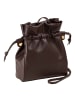 DuDu Umhängetasche Leder 18 cm brown