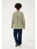KAFFE curve Langarm-Bluse KCmille Loose fit in Oil Green