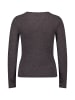 Zero  Langarm-Shirt mit Schnalle in Anthracite Melange