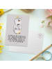 Mr. & Mrs. Panda Postkarte Pinguin Konfirmation Hemd mit Spruch in Grau Pastell