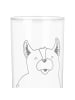 Mr. & Mrs. Panda Glas Corgie ohne Spruch in Transparent