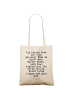Mr. & Mrs. Panda Tote Bag Von Katzen habe ich... mit Spruch in Creme