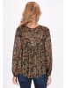 VIRITA Women Blouse in Black Multicolor