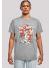 F4NT4STIC T-Shirt Tom und Jerry Rocket Prank in grau meliert