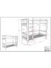 58 aufm Kessel ETAGENBETT Kelci 2x90x200 mit Leiter Buche Massivholz natur