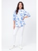 usha BLUE LABEL Women Blouse in Multicolor Sky Blue