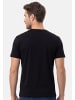 Ragman Unterhemd / Shirt Kurzarm Basic in Schwarz