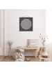 WALLART Stoffbild - Mandala Ornament in Rose und Blau in Blau