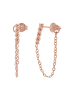 Steel_Art Ohrstecker Damen Amira rose goldfarben in rosegoldfarben